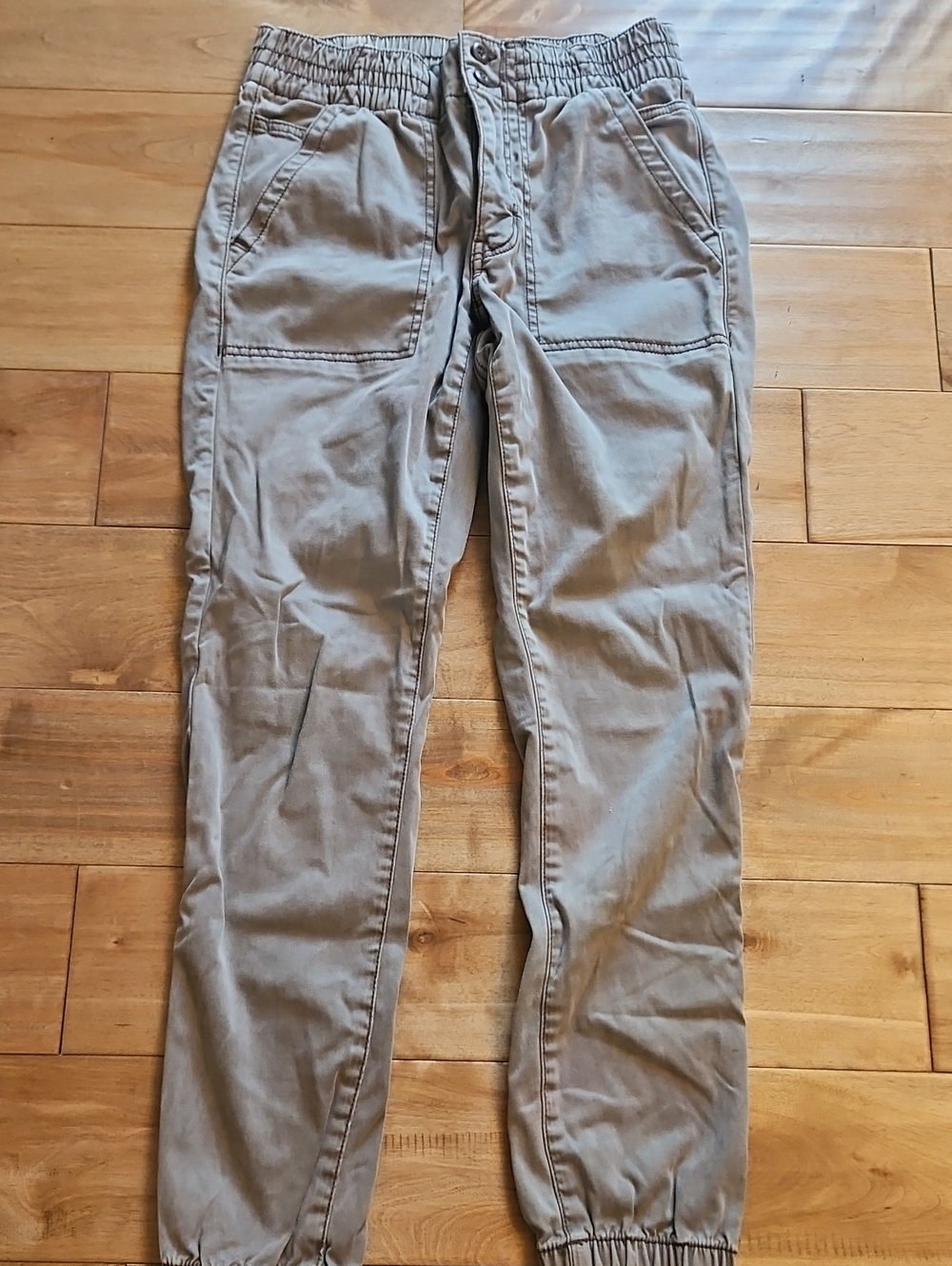 American Eagle Outfitters Women's Pants in Light Taupe